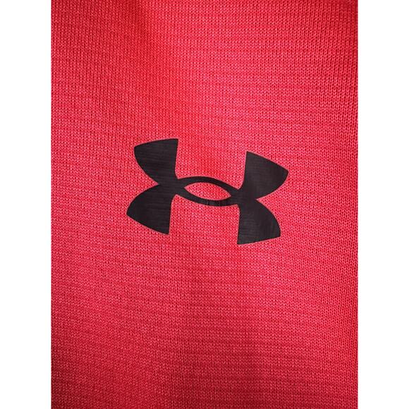 Under Armour Performance Golf Tech Polo Shirt Loose Fit Hyper Pink Men Small NEW - Picture 2 of 8